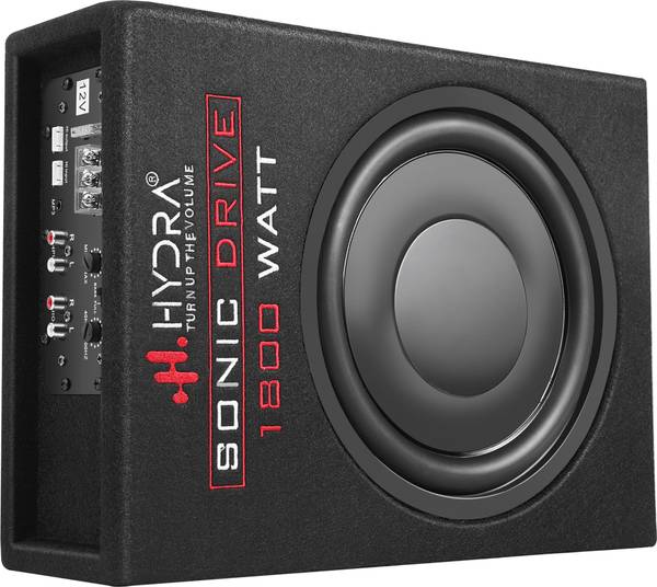 Hydra SONIC DRIVE 1800 WATT 10 INCH IMPORTED UNDER SEAT FOR CAR Subwoofer