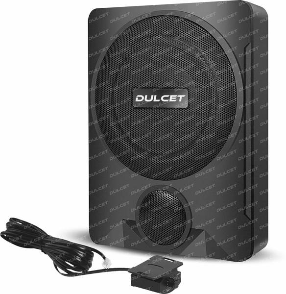 DULCET DC-ASW10X 10 inch 200W Active Underseat Subwoofer with inbuilt Tweeter & Amplifier Subwoofer