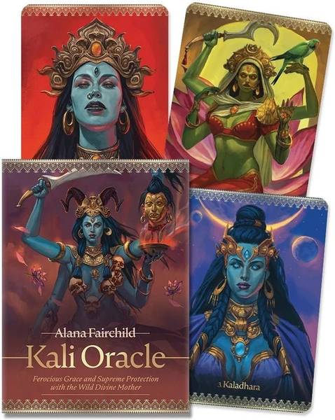 SIRIDHI 44 Pcs Kali Oracle Tarot Cards Decks Traditional Standard Tarot Telling Game