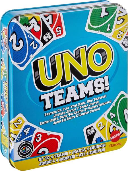 TMA ENTERPRISE UNO Teams Edition  Fast-Paced Team Card Game for All Ages
