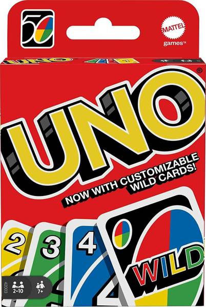 MotoArt UNO Classic Colour & Number Matching Card Game, 108 UNO Cards For Kids & Adults