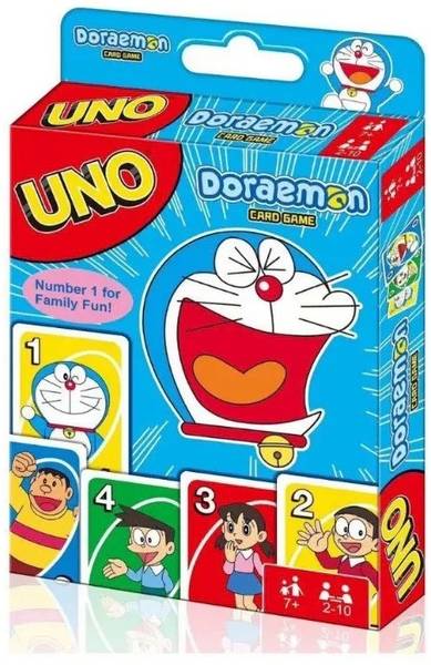 Gift Collection UNO Doraemon Card Game for kids and family Fun Game Doraemon Cards
