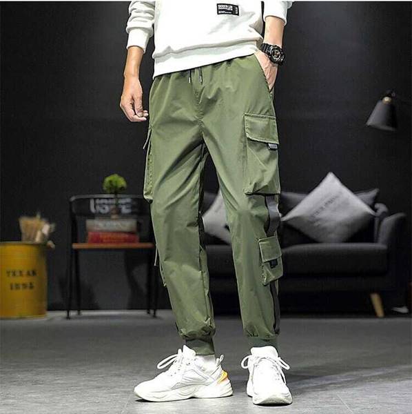 ERENCHINO Regular Fit Men Green Trousers