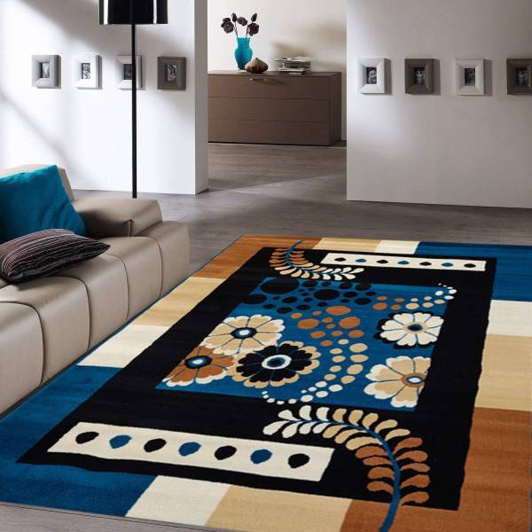 KAYNAT CARPET Blue Acrylic Carpet