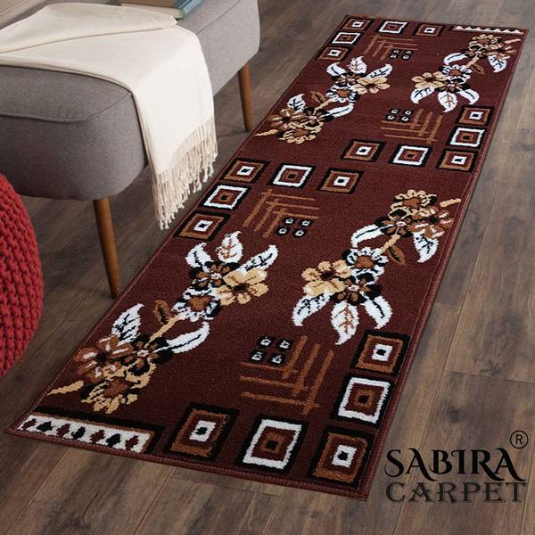 SABIRA Brown Acrylic Runner