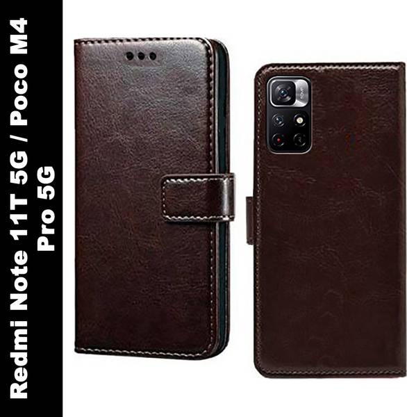 Wynhard Flip Cover for Redmi Note 11T 5G, POCO M4 Pro 5G