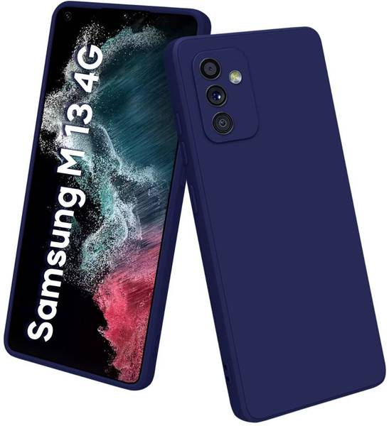 TRUEUPGRADE Back Cover for Silicone Samsung Galaxy M13 4G / F13 4G Case Cover|Raised Lip Protection Back Case Cover