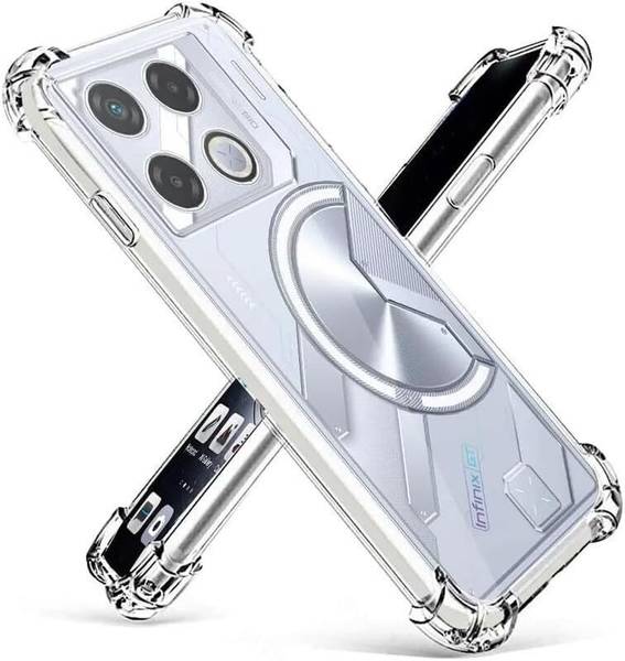 ShieldTech Back Cover for Infinix GT 20 Pro 5G, With 360 Degree Protection Crystal Clear Soft TPU + PC Case