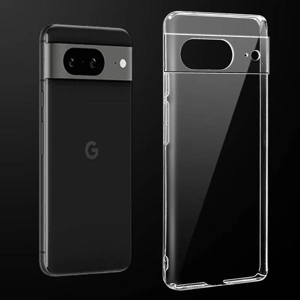 MS-Shield Back Cover for Google Pixel 7, Crystal Clear Hard Back Anti-Yellowing Phone Case