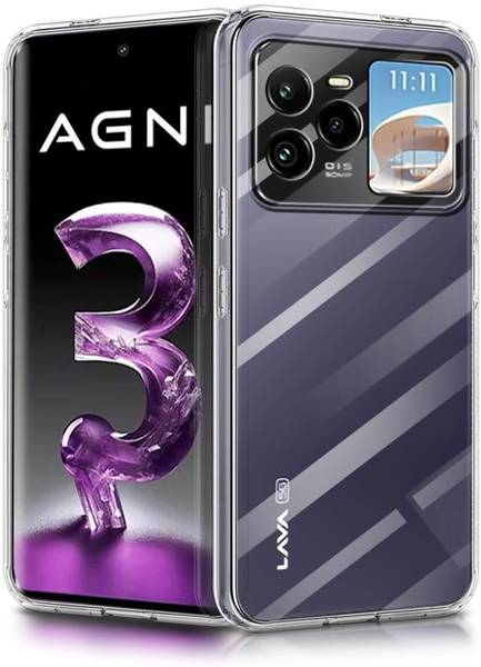 Teleform Back Cover for Lava Agni 3 5G soft clear high quality transparent cover (Transparent)