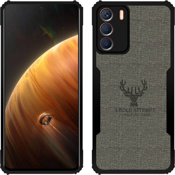 Roxel Back Cover for Infinix Zero 5G 2023 |Vegan PU Leather |Deer Case| Camera Lens Protection