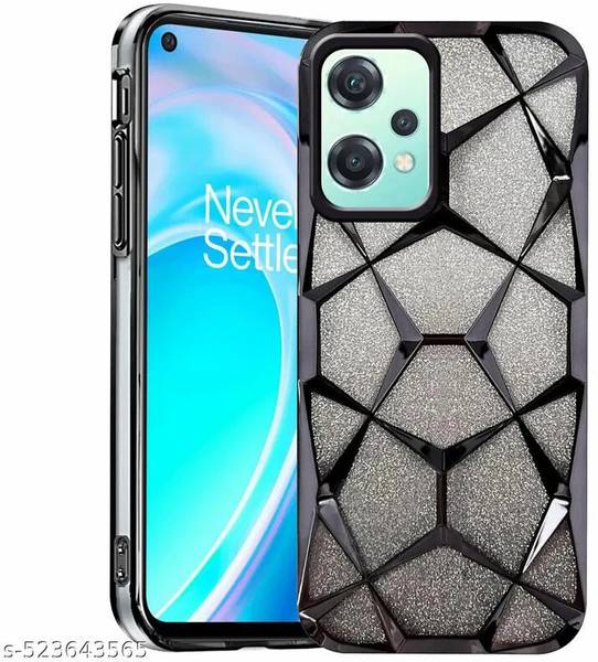 casohitech Back Cover for OnePlus Nord CE 2 Lite 5G, Realme 9 Pro 5G, Nord CE 2 Lite, Geometric 3D Cube, Diamond Bling Shiny