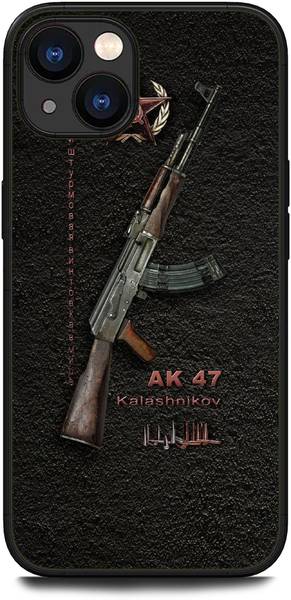 WallCraft Back Cover for APPLE iPhone 15 AK 47, ARMY GUN, KALASHNIKOV, RIFLE, CLASSIC