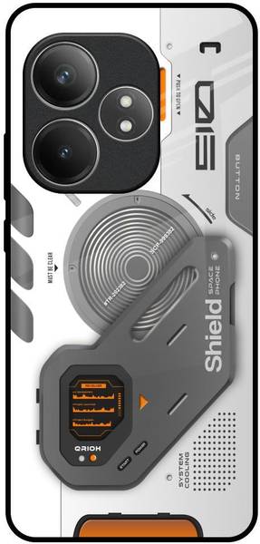 QRIOH Glass Back Cover for Realme GT 6 5G