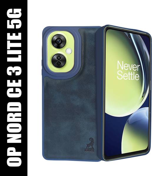 AIBEX Back Cover for OnePlus Nord CE 3 Lite 5G| Drop Protection | Vegan Leather | Raised Camera Edges
