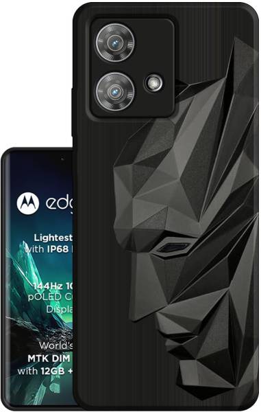 MAMOABHI Back Cover for Moto Edge 40 Neo 5G Black Batman Case