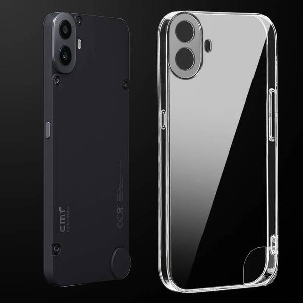 MS-Shield Back Cover for Nothing CMF Phone 1, Crystal Clear Hard Back Anti-Yellowing Phone Case