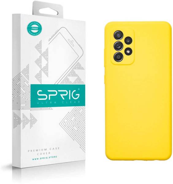 Sprig Liquid Silicone Back Cover for Samsung Galaxy A52, Samsung A52, Galaxy A52 5G, A52