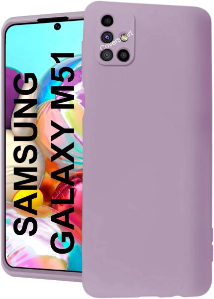 Coverskart Liquid Silicone Back Cover for Samsung Galaxy M51, Silky-Soft Touch Full Body Protection Shockproof Case