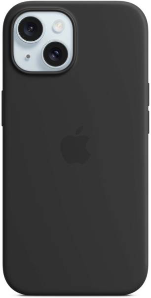 FIXTOTEL Back Cover for Apple iPhone 15, iPhone 15, Silicone Case, Black