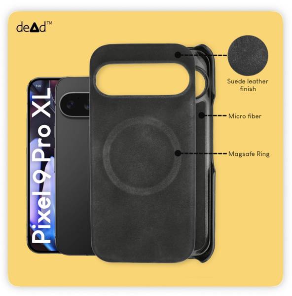 dead Back Cover for Google Pixel 9 Pro XL, Suede Leather