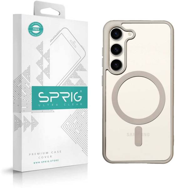 Sprig Transparent Magnetic Back Cover for SAMSUNG Galaxy S23 Plus 5G, Samsung S23 Plus, S23 Plus