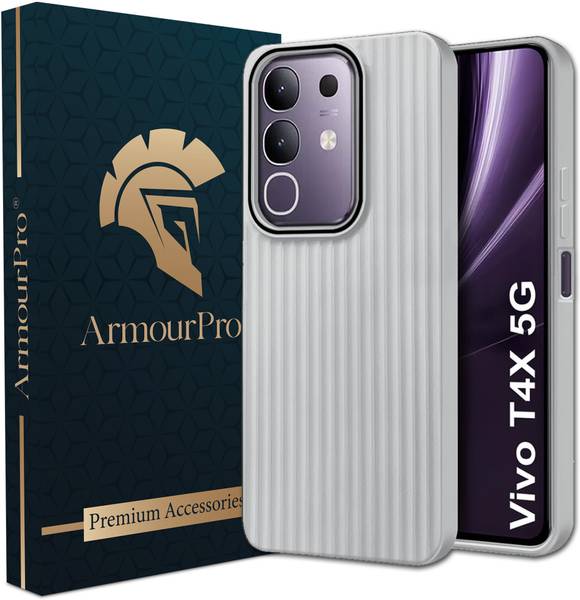 ArmourPro Back Cover for vivo T4x 5G, vivo T4x 5G, iQOO Z10X 5G, iQOO Z10X, Grip Anti Slip Case