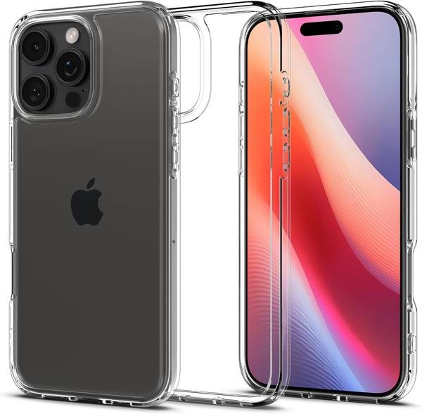 Teleform Back Cover for Apple iPhone 16 Pro Max Soft Flexible Clear imported 2.0mm (Transparent)
