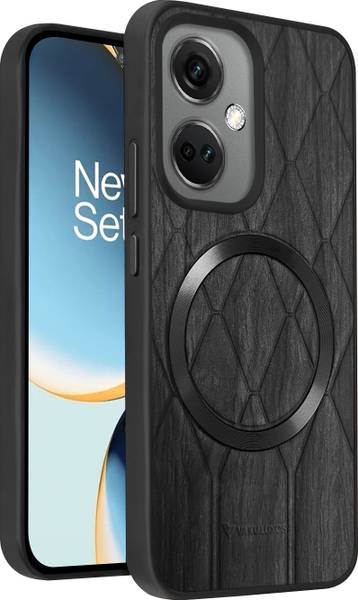 Vaku Luxos Back Cover for OnePlus Nord CE 3, Diamond Plume Pattern TPU MagSafe Compatible Protective Phone Case