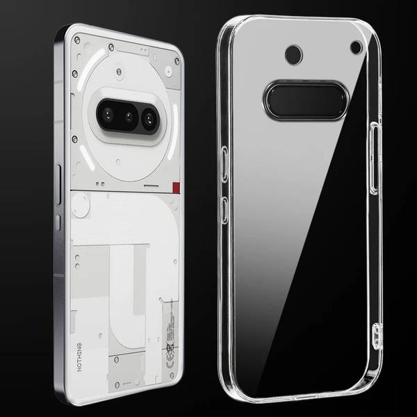 KLAH Back Cover for Nothing Phone 3a, Crystal Clear Hard Back Anti-Yellowing Phone Case