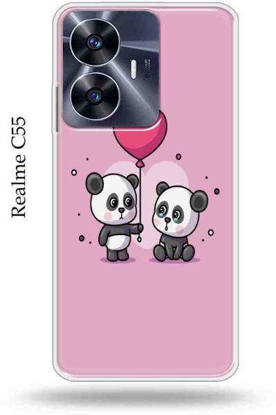 Pink City Back Cover for Realme C55, Realme Narzo N55