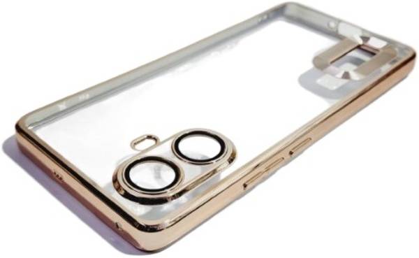 Accesories Legacy Back Cover for Realme 10 Pro Plus 5G CD Chrome Ring Logo Cut Pattern Electroplating Shockproof