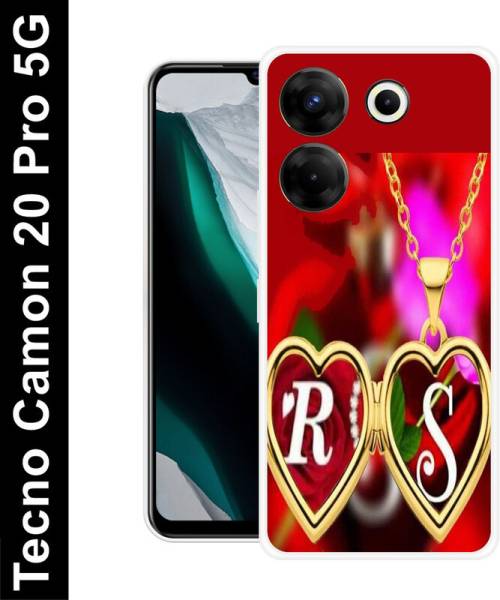 LUCKY MOBI.COM Back Cover for Tecno Camon 20 Pro 5G RS NAME, RS LOVE, RS ALPHABET, RS LETTER NAME