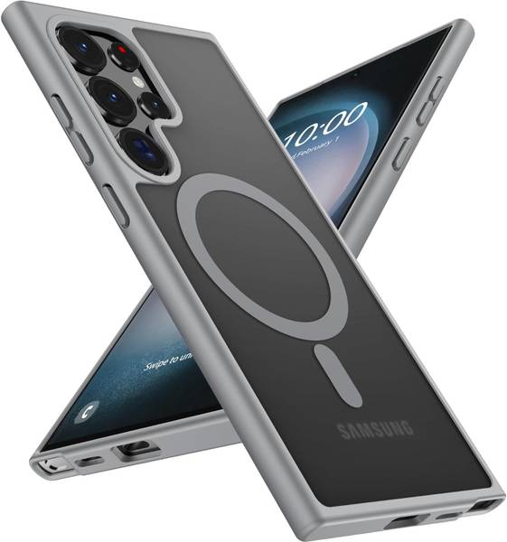 TYSSCHO Back Cover for Samsung Galaxy S24 Ultra Magnetic Protection Slim Wireless Anti-Scratch Matte Case