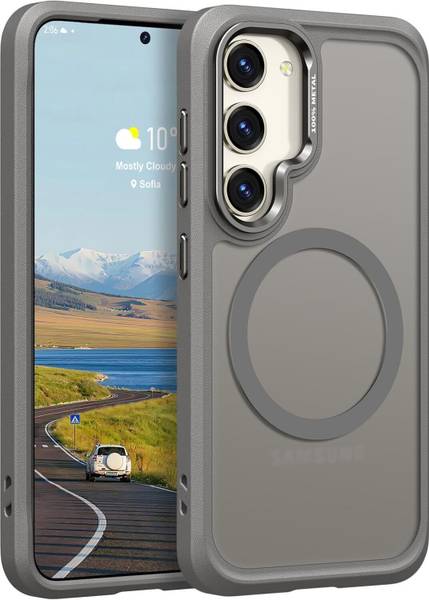 OZitune Back Cover for Samsung Galaxy S23, Gray Smoke Magsafe