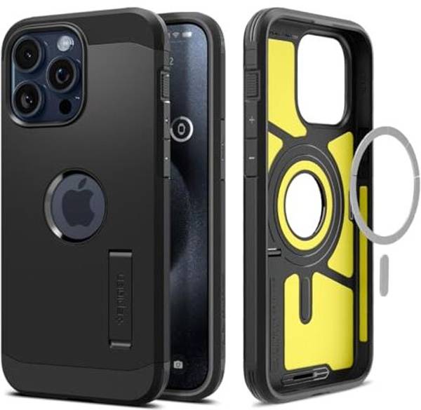 Spigen Tough Armor Magfit Back Cover for Apple iPhone 15 Pro