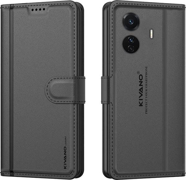 KIVANO LUXE Flip Cover for Vivo T1 Pro 5G / iQOO Z6 Pro 5G