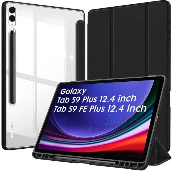 Robustrion Flip Cover for Samsung Galaxy Tab S9 FE Plus/S9 Plus 12.4 inch