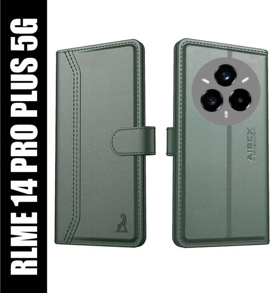 AIBEX Flip Cover for Realme P3 Pro 5G / Realme 14 Pro Plus 5G|Premium Leather Finish | Magnetic Closure