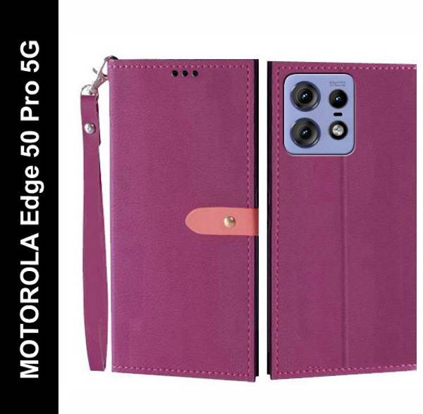 Wynhard Flip Cover for MOTOROLA Edge 50 Pro 5G, Moto Edge 50 Pro 5G