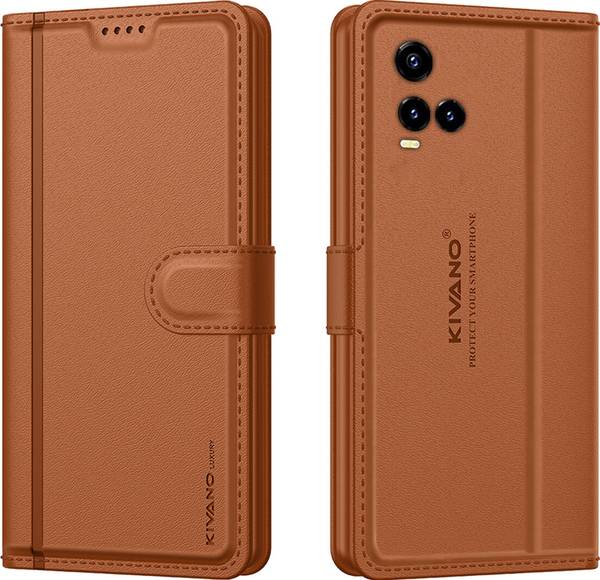 KIVANO LUXE Flip Cover for Vivo Y33S / Vivo Y21s / Vivo Y21 (2021) / Vivo Y21e