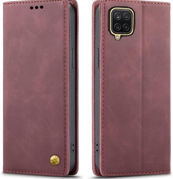 ClickAway Front & Back Case for Samsung Galaxy M12 F12, Latest Top Notch Product | Rich Look| Premium Flip Back Cover