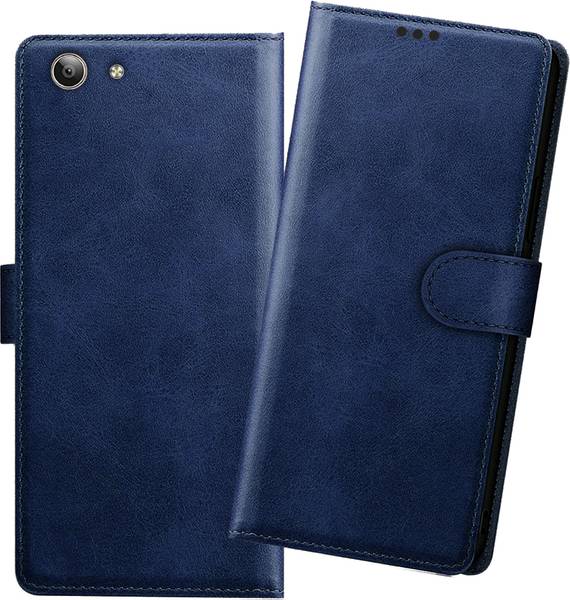 kridha Flip Cover for Vivo Y53 flip cover / 1606 flip cover / Blue
