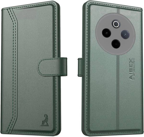 AIBEX Flip Cover for Vivo T4 5G / iQOO Z10 5G |Premium Leather Finish | Magnetic Closure | Kickstand Feature