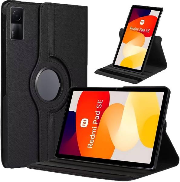 MJYK Flip Cover for Xiaomi Redmi Pad SE 11 inch 360 Degree Rotating Case