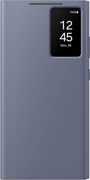 CRUPED Flip Cover for Samsung Galaxy S24 Ultra Smart-View Wallet Case (2024)  Leather, Card Slot, Tap Control