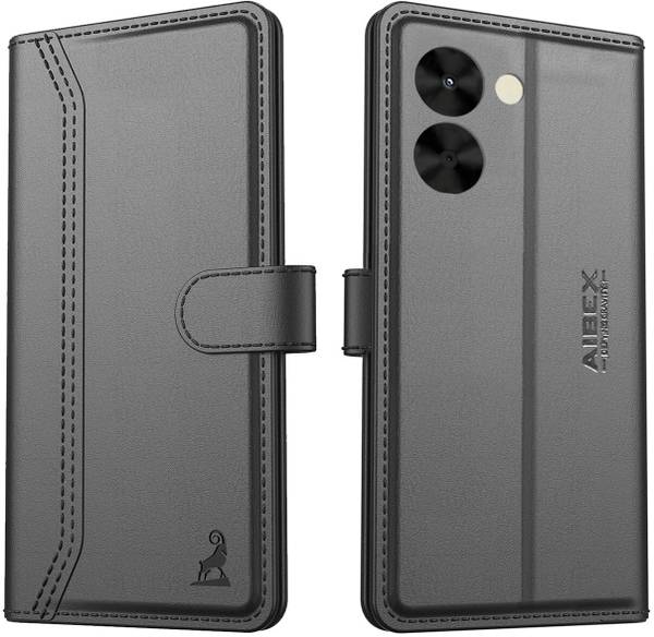 AIBEX Flip Cover for Redmi A5 / Poco C71 |Premium Leather Finish | Magnetic