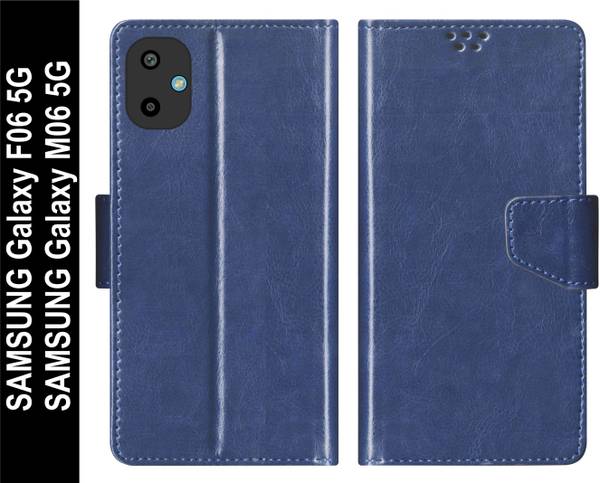 SBMS Flip Cover for SAMSUNG Galaxy F06 5G / SAMSUNG Galaxy M06 5G Back Cover Case with Magnatic Closure