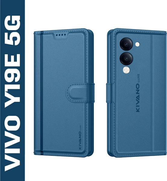 KIVANO LUXE Flip Cover for Vivo T4 Lite 5G / iQOO Z10 Lite 5G / Vivo Y19 5G / Vivo Y19e