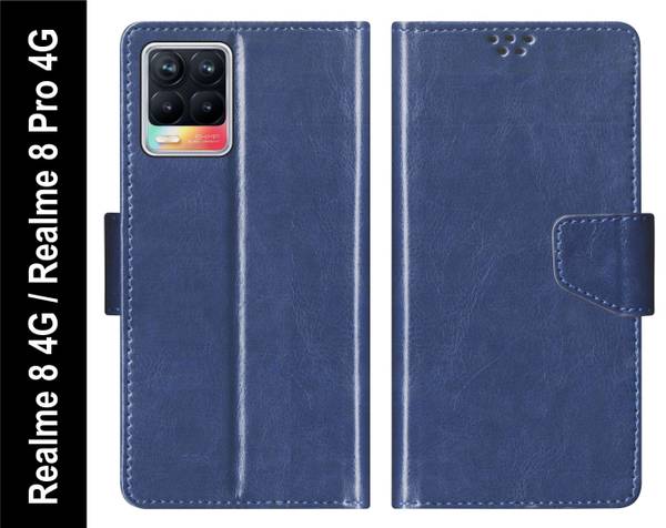 SBMS Flip Cover for Realme 8 4G / Realme 8 Pro 4G Back Cover Case with Magnatic Closure
